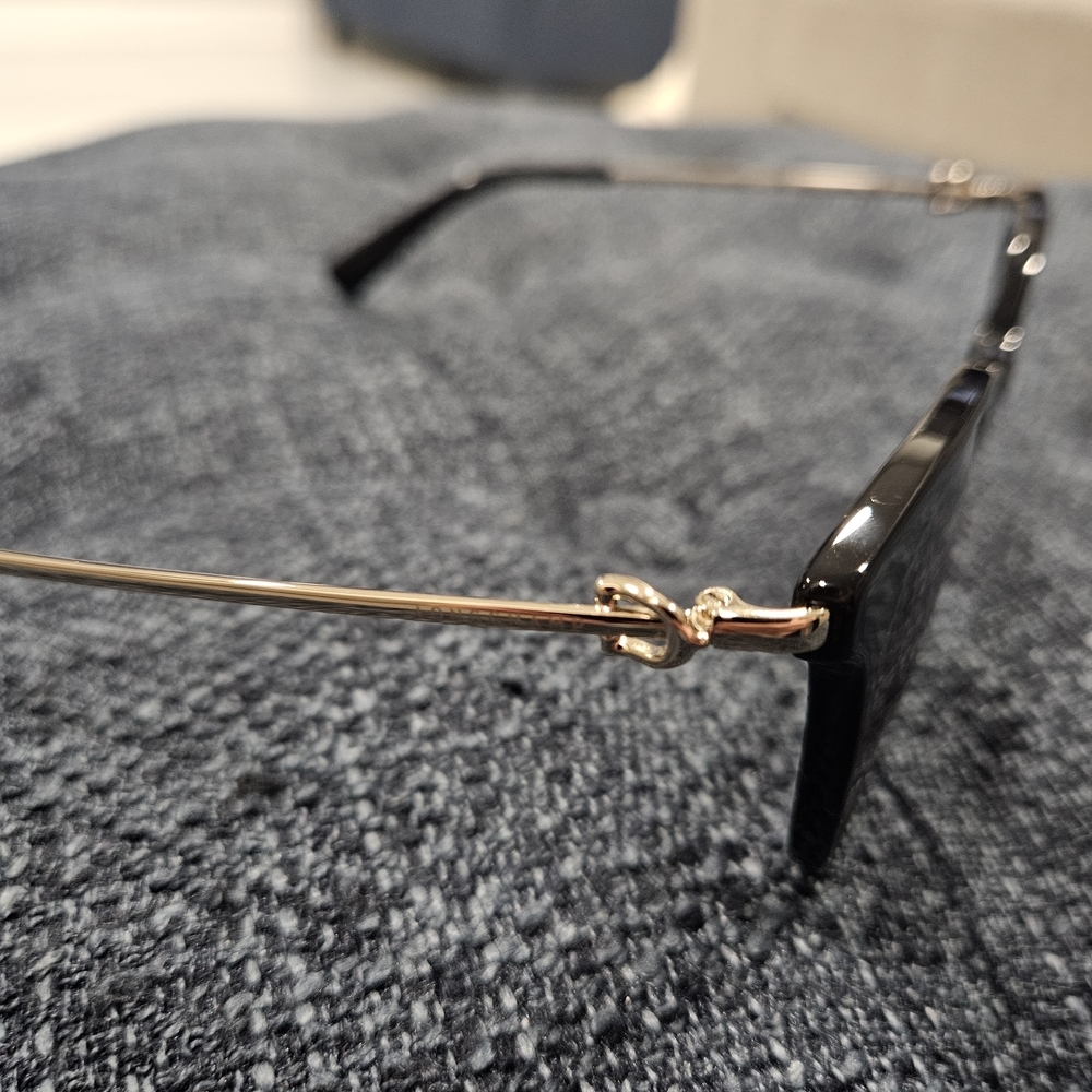 Longchamp Black and Gold Sunglasses - Picture 3 of 9